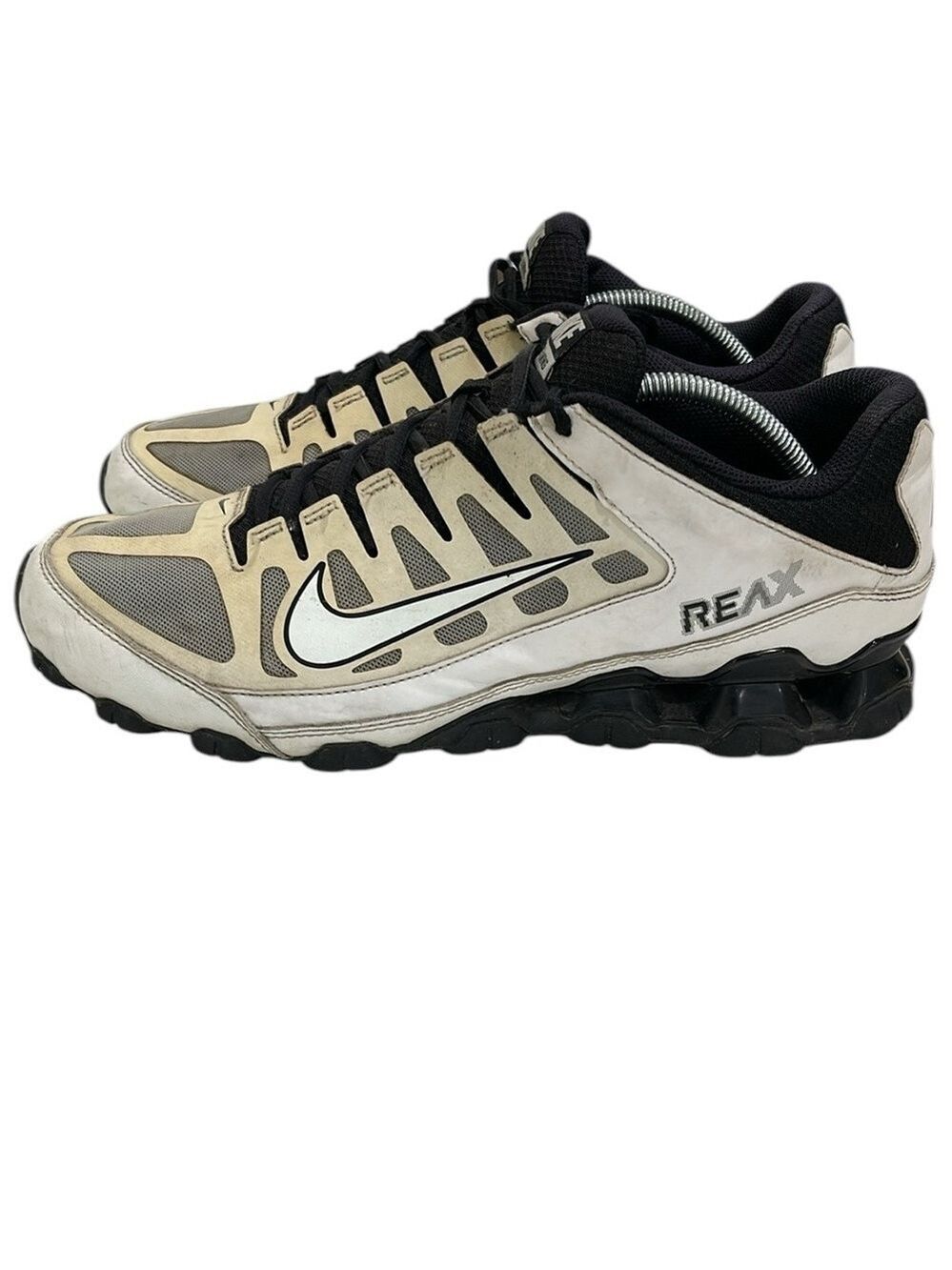 Nike REAX Training Sneakers Black White Cream SZ 11 Men - Picture 3 of 8
